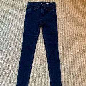 Rag & Bone high rise skinny jean (size 24)
